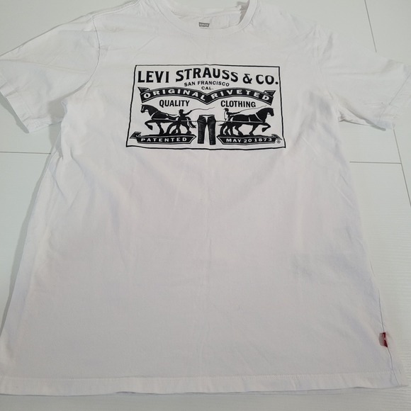 Levi's Other - Levi Strauss T-Shirt Tee Size M Short Sleeve Tagless Unisex Graphic 1387